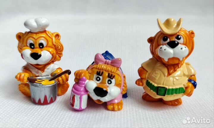 Коллекция львы-туристы киндер-сюрприз 1993 год
