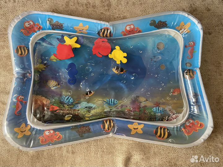 Детский надувной развивающий коврик