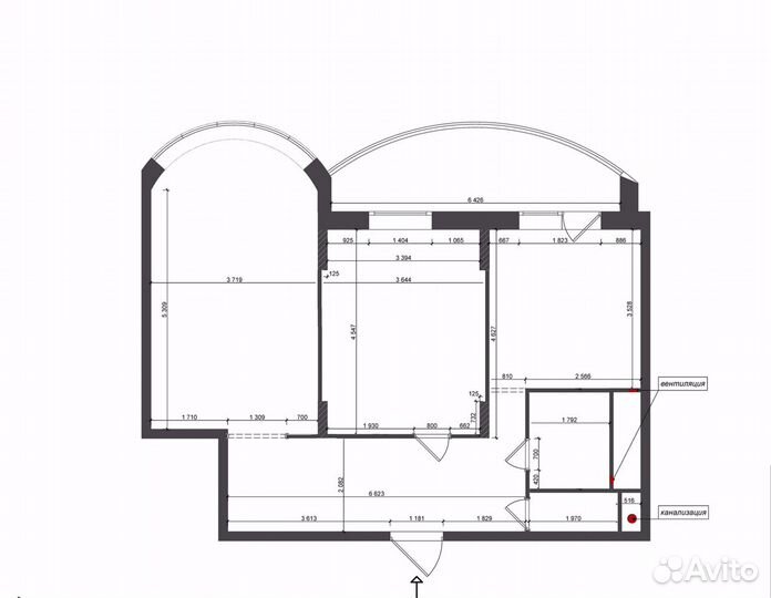 Дизайн-проект квартиры 70м2