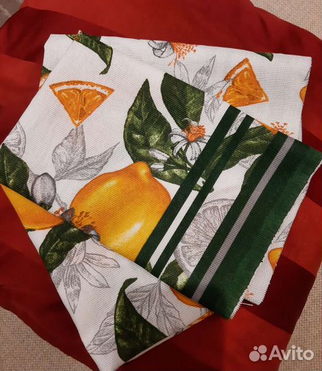 Кухонные полотенца рогожка