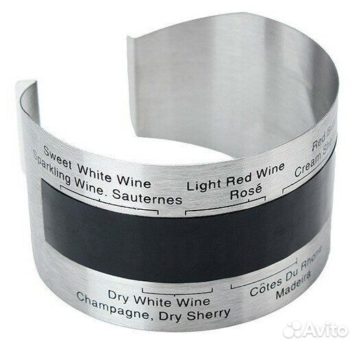 Термометр браслет для вина и напитков 