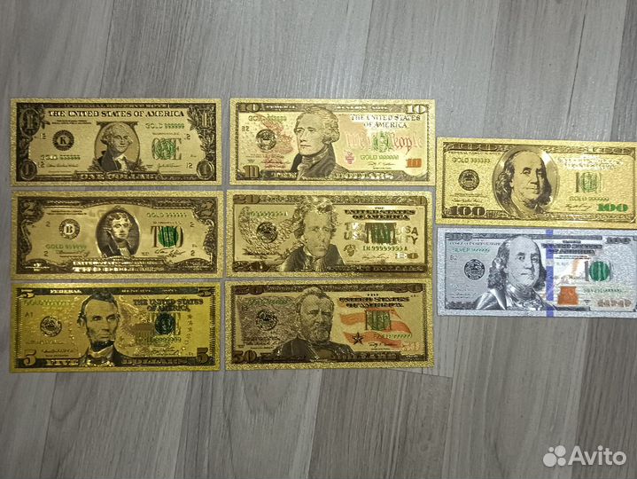 Банкноты сувенирные