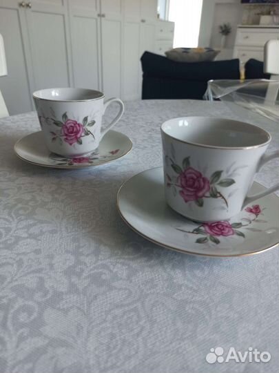 Чайная пара фарфор