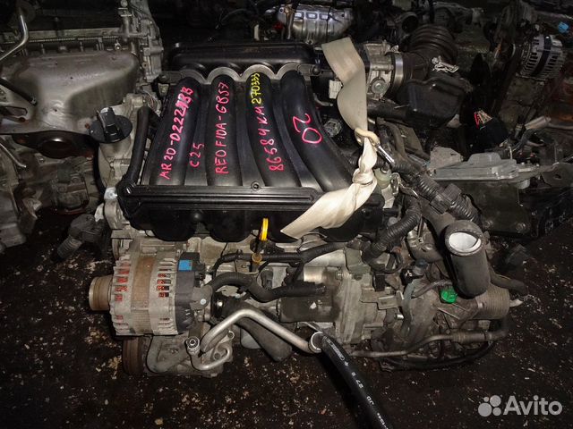 Двс+кпп nissan MR20DE 022273B