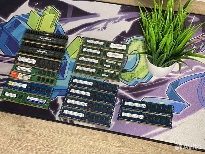 Память DDR3 (есс) DDR4 16 8 GB разные