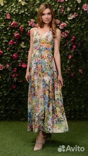 Нарядный летний сарафан. Чехия. Размер 44-46