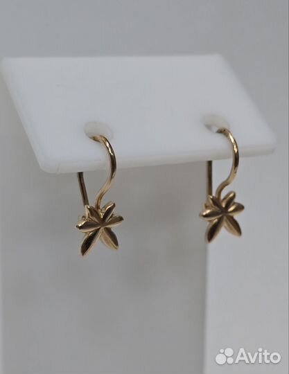 Золотые серьги