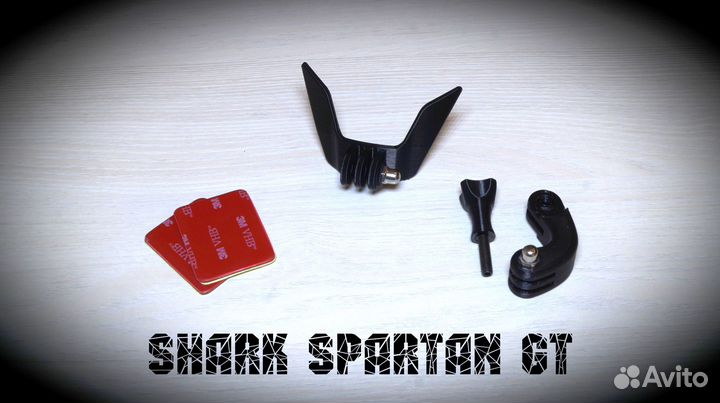 Крепление камеры GoPro Мотошлем Shark Spartan GT