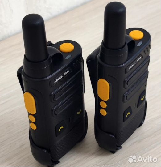 Легкая рация с наушником, комплект 2 штуки