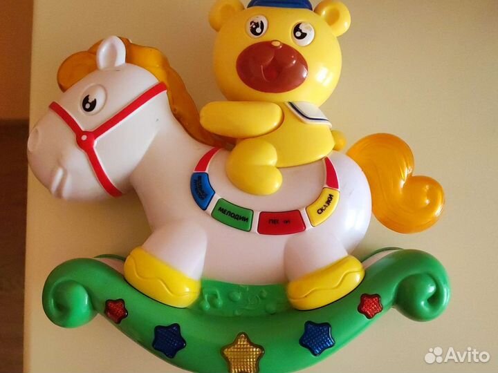 Пианино детское, музыкальная лошадка