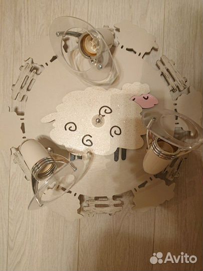 Люстра Польша 40 см в диаметре Овечка