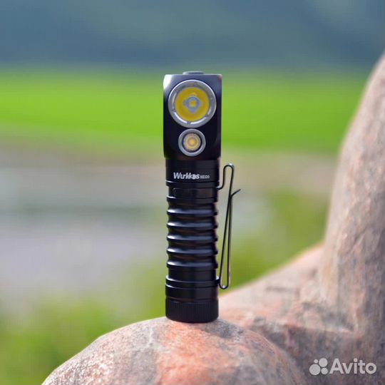 Налобный фонарь Wurkkos HD20 Black новый