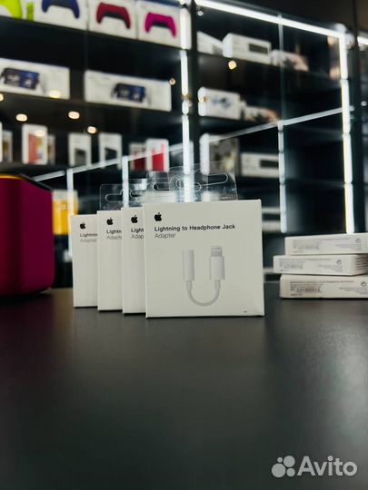 Переходник Lightning to 3.5 Jack White Lux