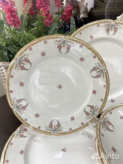 Антикварные тарелки Limoges начало 20 века