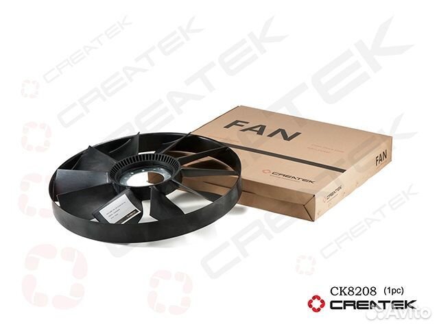 Вентилятор 640мм (10лопастей C кругом) createk (CK