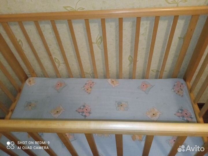 Кроватка-качалка детская