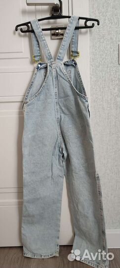 Джинсовый комбинезон для девочки 122
