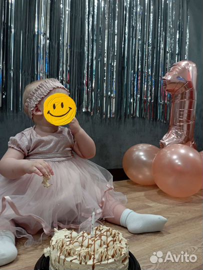 Платье для девочки праздничное 86