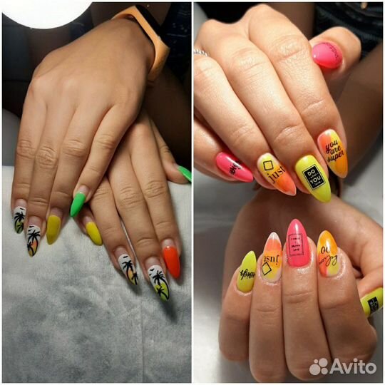 Наращивание ногтей,шеллак