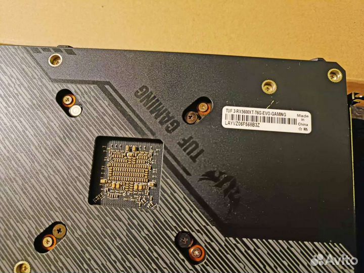 Продам видеокарту asus rx5600xt TUF