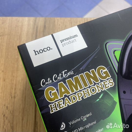 Проводные наушники hoco W107 Cute cat