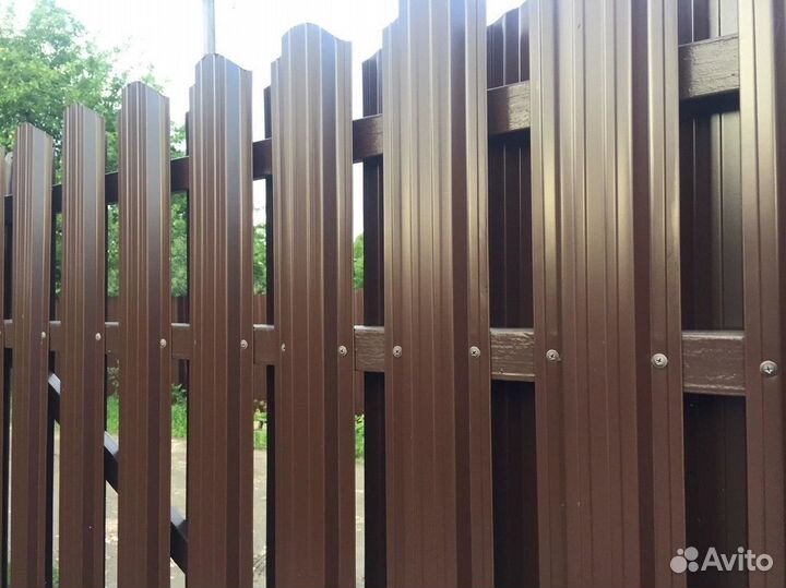 Штакетник. Евроштакетник разные цвета
