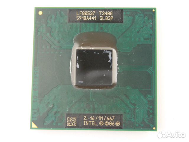 Процессор Intel Celeron T3400 (1M Cache, 2.16 GHz