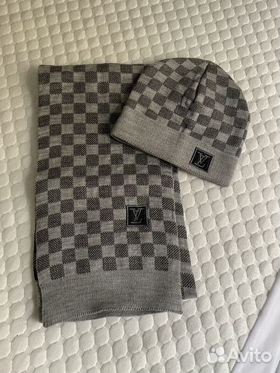 Мужской комплект Louis Vuitton Шарф / Шапка