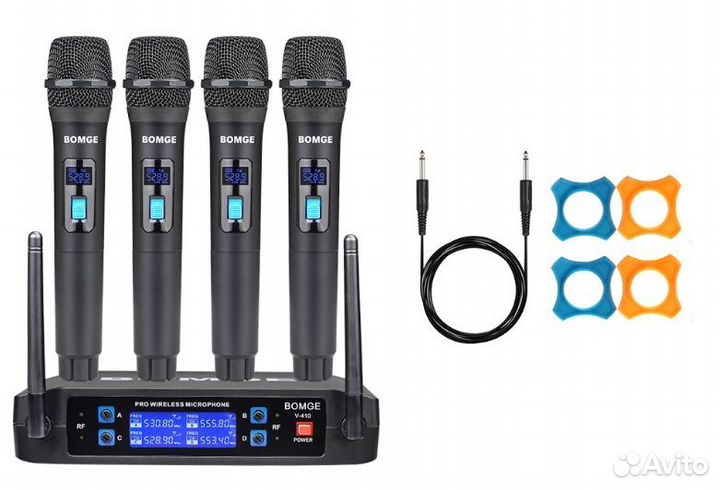 4 радиомикрофона на базе