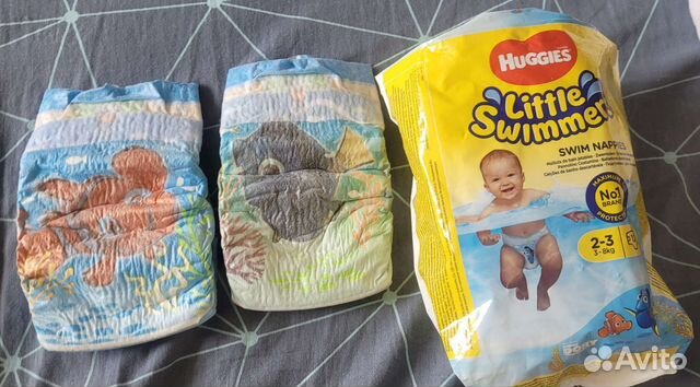 Подгузники для плавания Акваподгузники 3-8кг