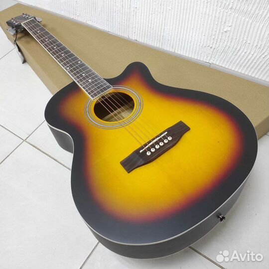 Гитара новая акустическая полноразмерная