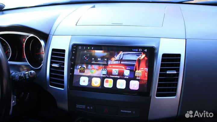 Магнитола Mitsubishi Outlander XL андроид новая