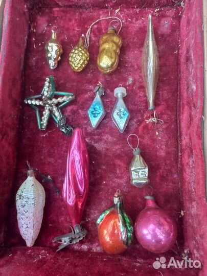 Елочные игрушки СССР