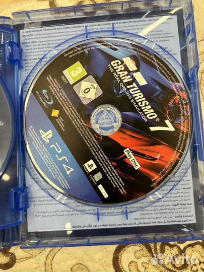 Диски игры для ps4 Gran turismo 7