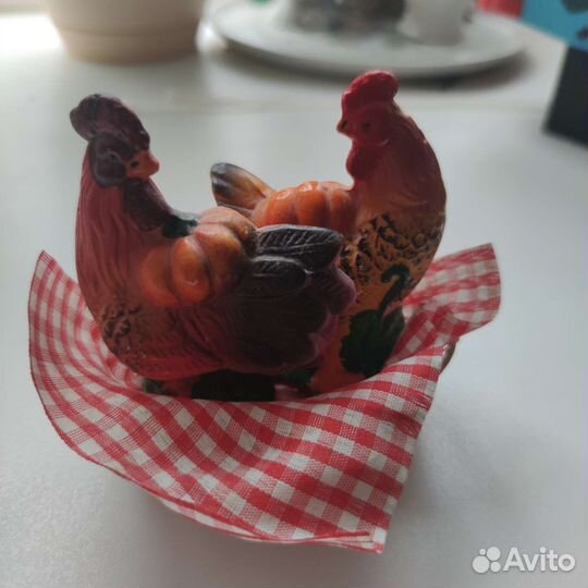 Набор Солонка и перечница Петух и Курочка