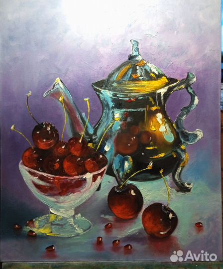 Картина маслом на холсте натюрморт