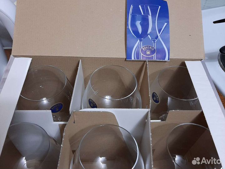 Бокалы Чехословакия,хрусталь