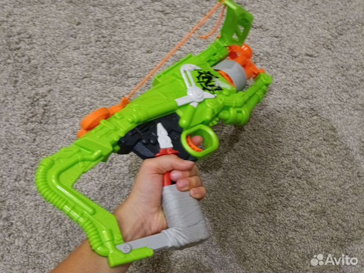 Бластер нерф арбалет зомби страйк