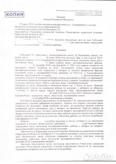 Семейный юрист/развод, раздел имущества, алименты