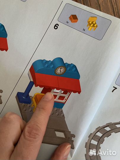 Lego duplo поезд