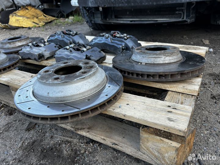 Комплект тормозов Porsche Cayenne turbo 955