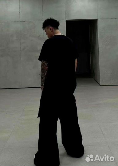 Джинсы широкие карго Rick Owens Cargo (M-XL)