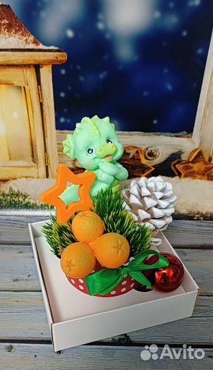 Мыло ручной работы новогоднее