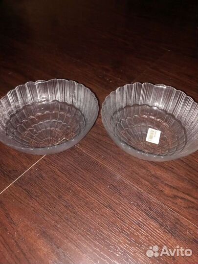 Салатники хрустальные