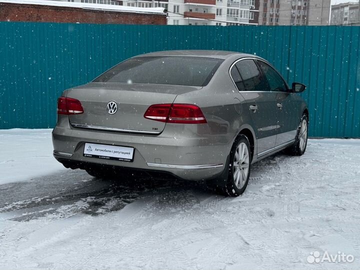 Volkswagen Passat 1.8 AMT, 2012, 204 500 км