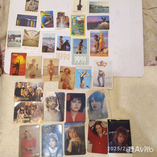 Карманные календарики СССР, переливайки, стерео