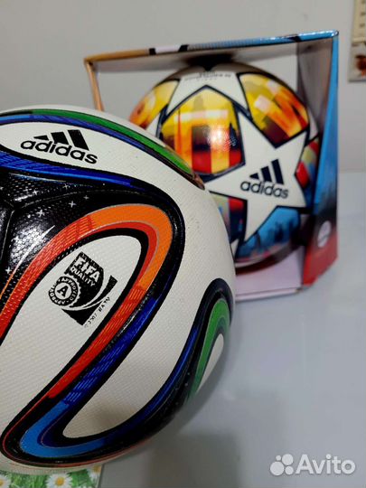 Футбольный мяч adidas лига чемпионов brazuca