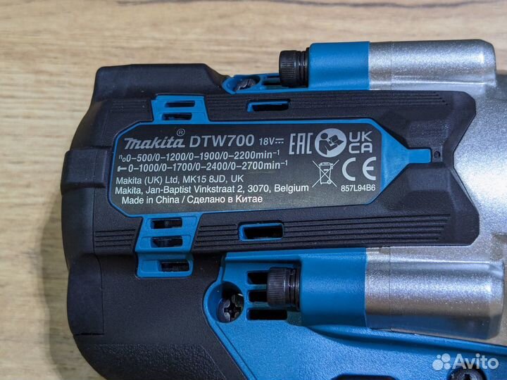 Гайковерт Makita DTW700z (новый)