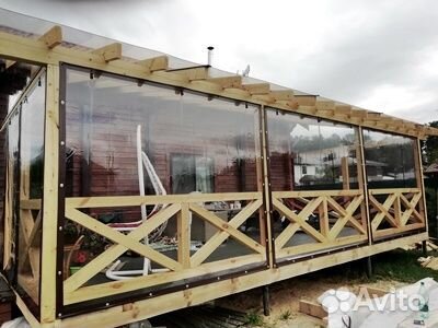 Установка мягких окон