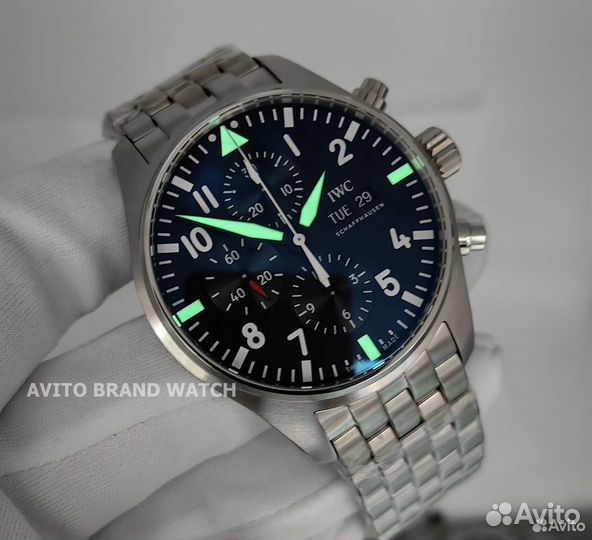 Часы IWC Pilot’s Chronograph 3777 новые